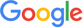 Google logo with Google spelled out in colored letters: G in blue, o in red, o in yellow, g in blue, l in green, and e in red, set against a transparent background.
